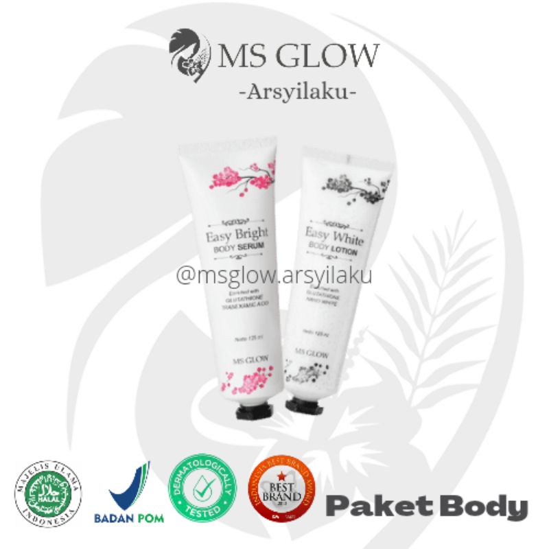MSGLOW PAKET BODY EASY WHITE