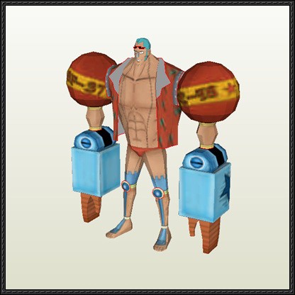 One Piece Franky Papercraft