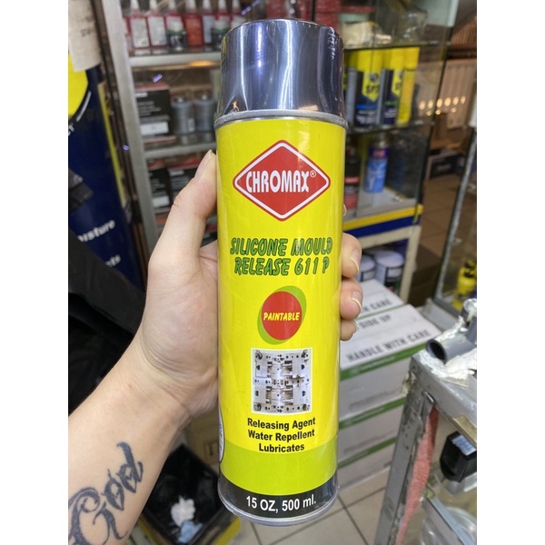 Chromax silicone mold release paintable