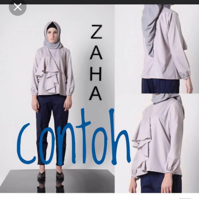 Blus zaha preloved