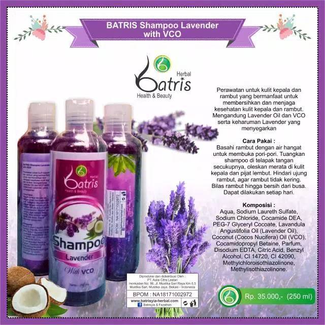 Batris Shampoo Lavenderwith VCO