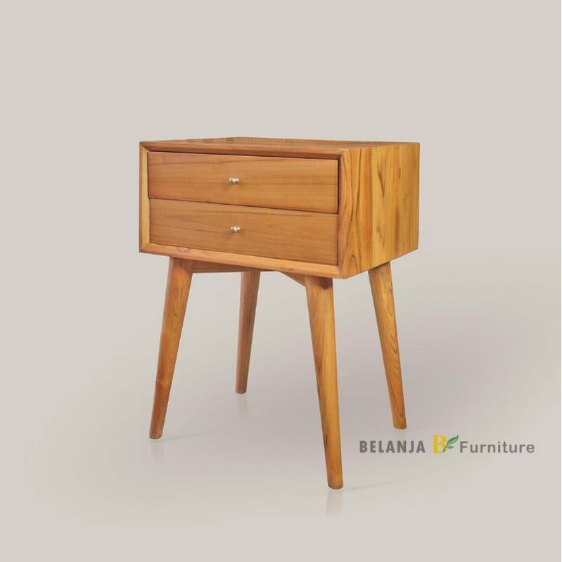 Meja Nakas | Bedside Table Jati | Side Table Minimalis