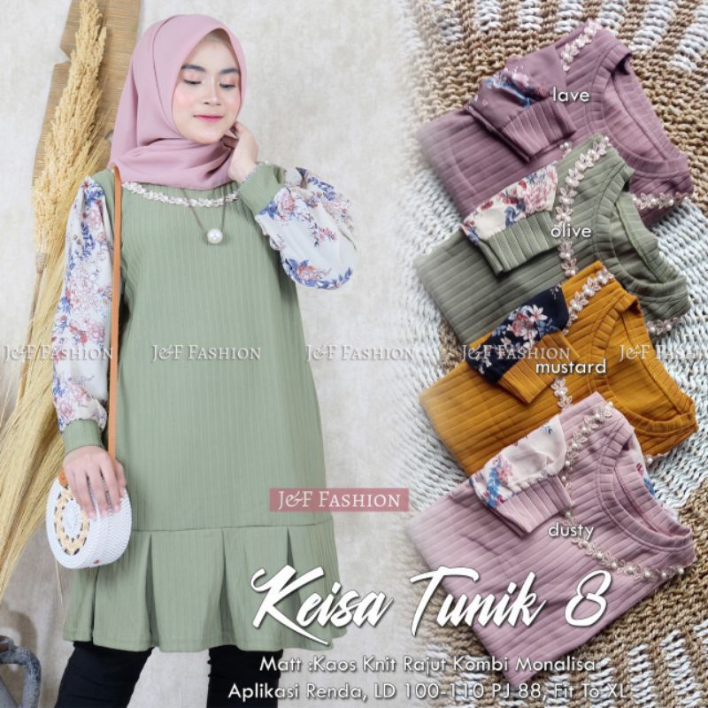 Tunik rajut import premium