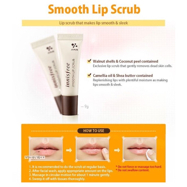 Innisfree Smooth Lip Scrub