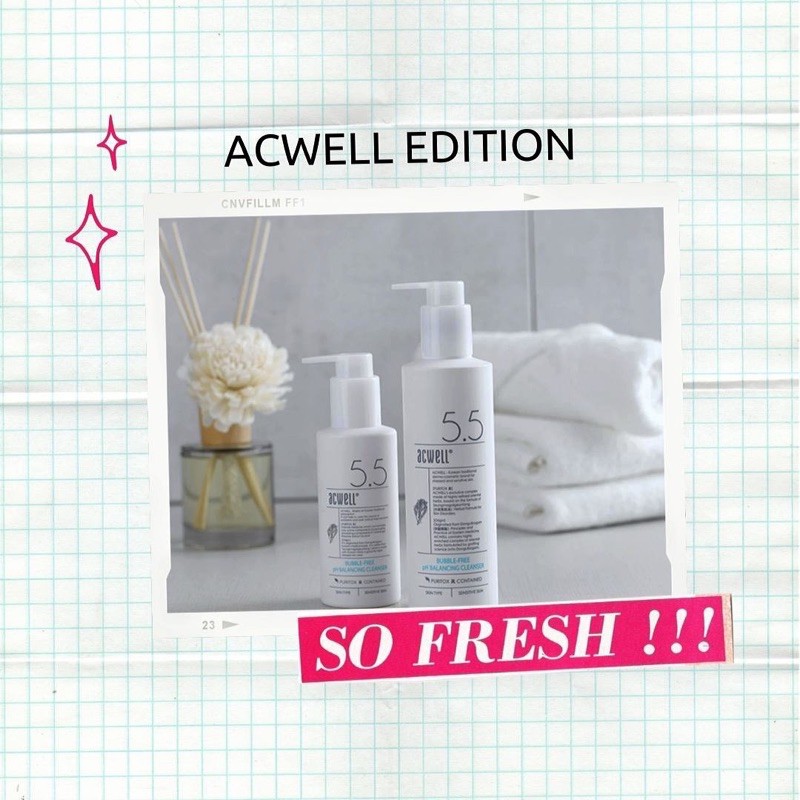 ACWELL Bubble free pH Balancing Cleanser 150 ML