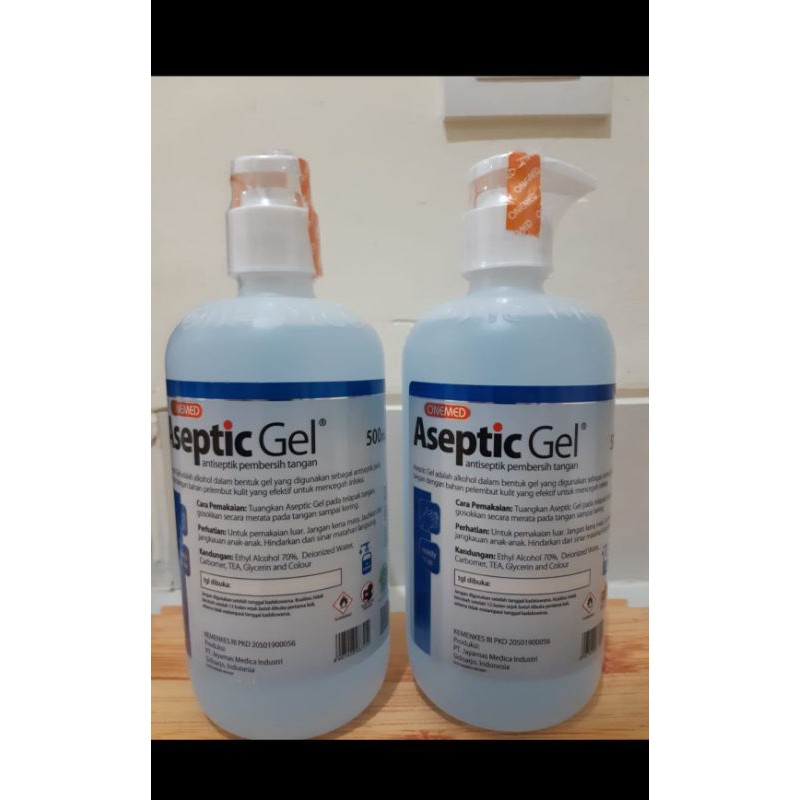 Aseptic gel pump 500 ml
