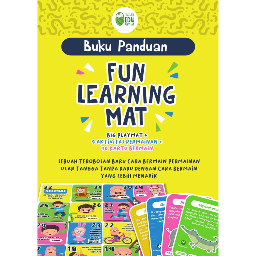 Matras untuk Anak Fun Learning Edu Playmat