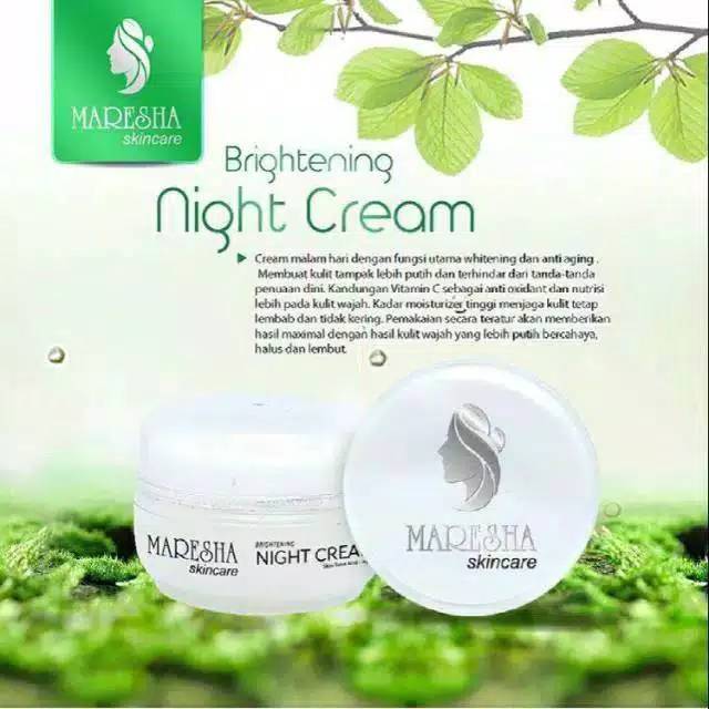 Brightening night cream