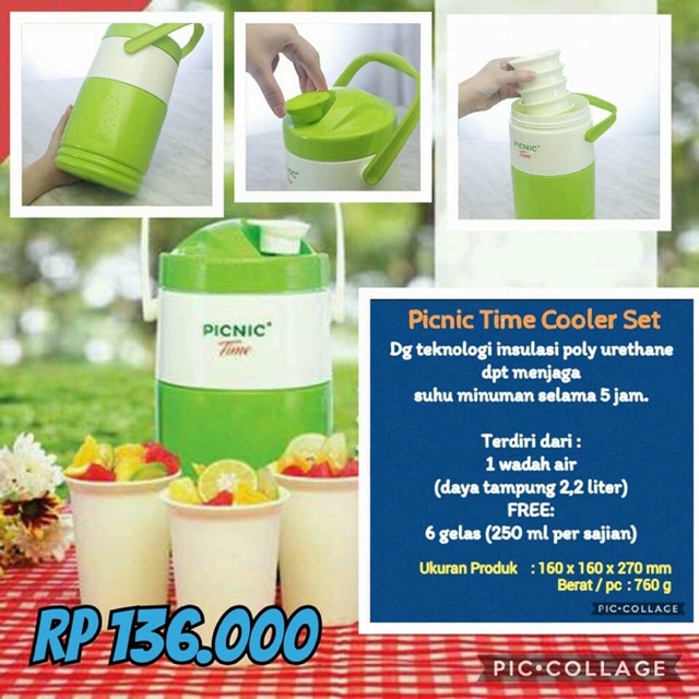 Dusdusan picnic time cooler set