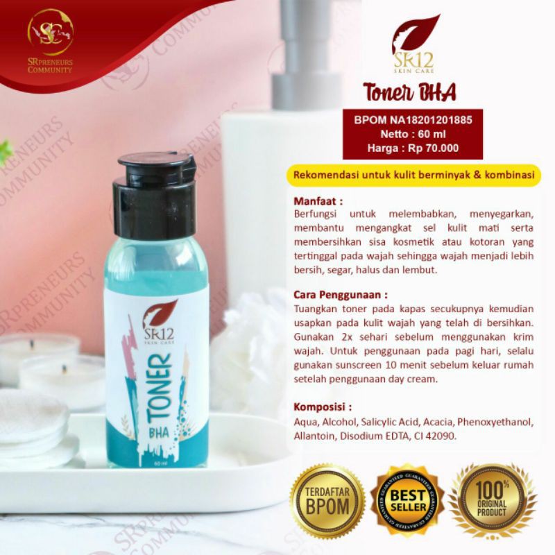 Toner BHA