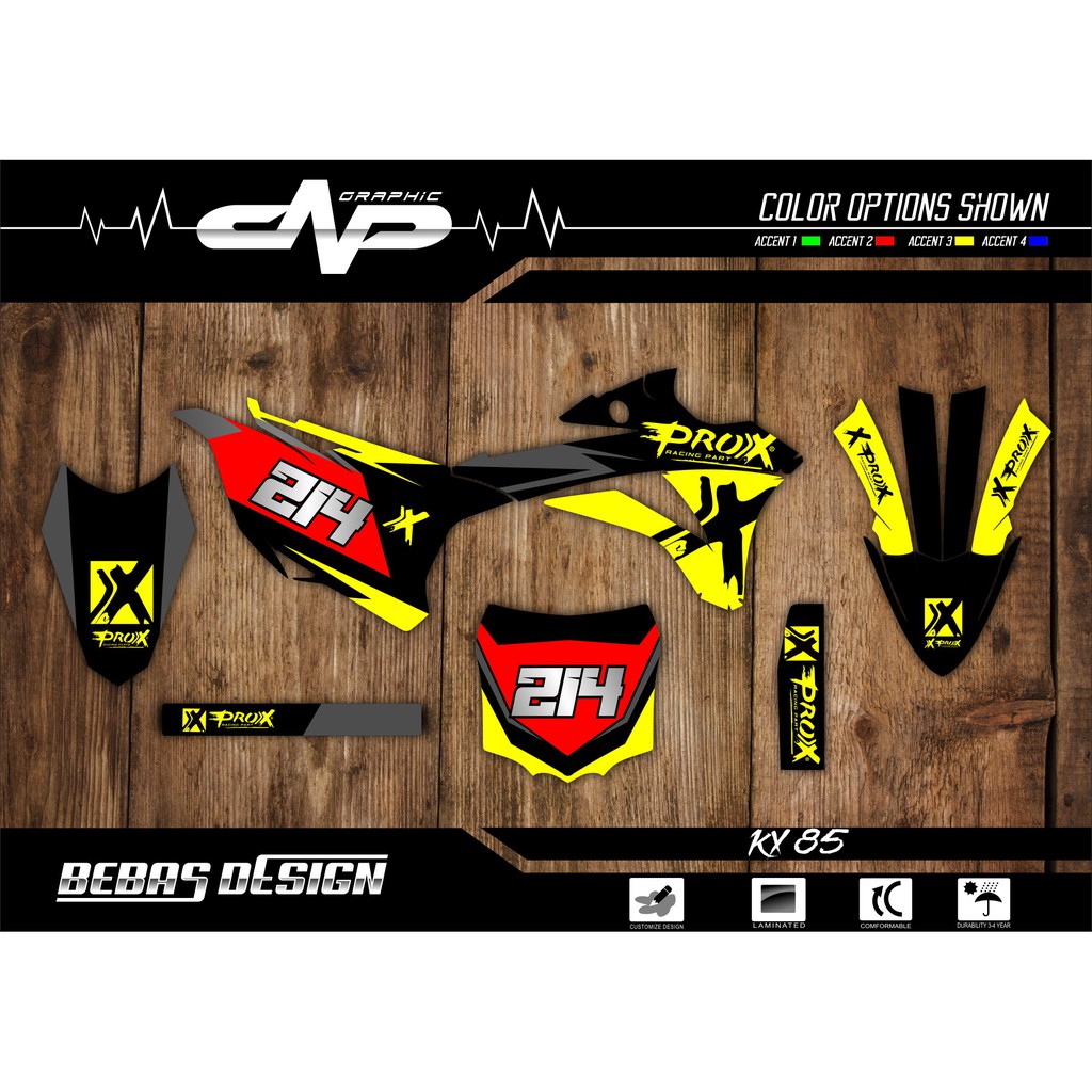 Decal Stiker KX 85 02
