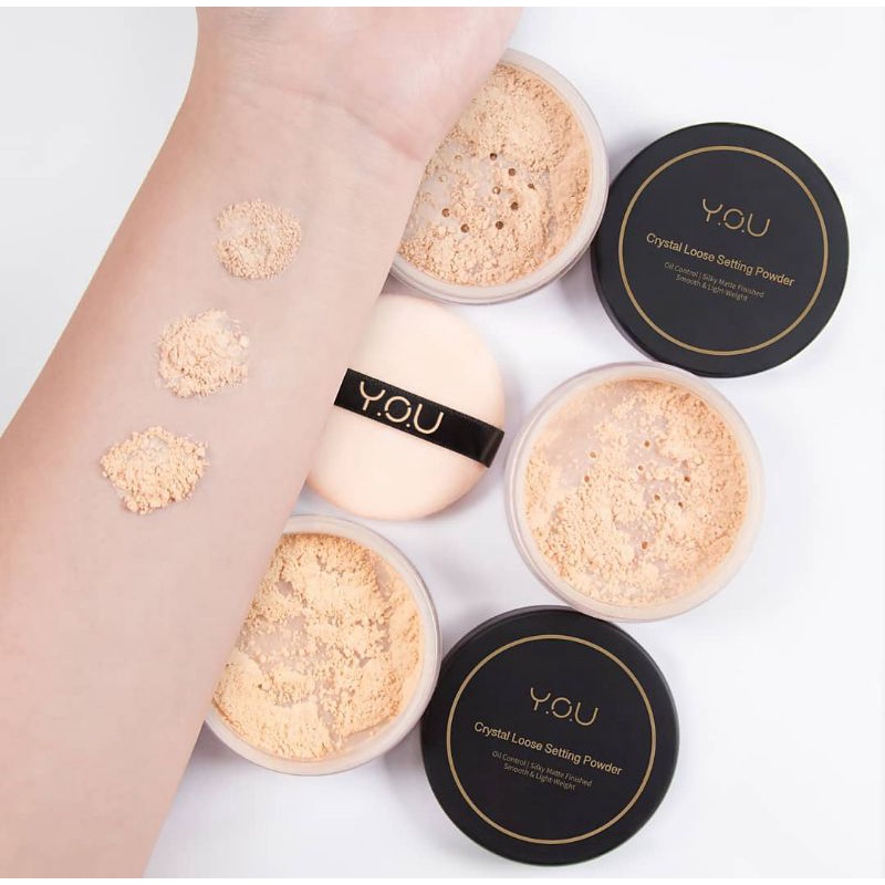 crystal  loose setting powder