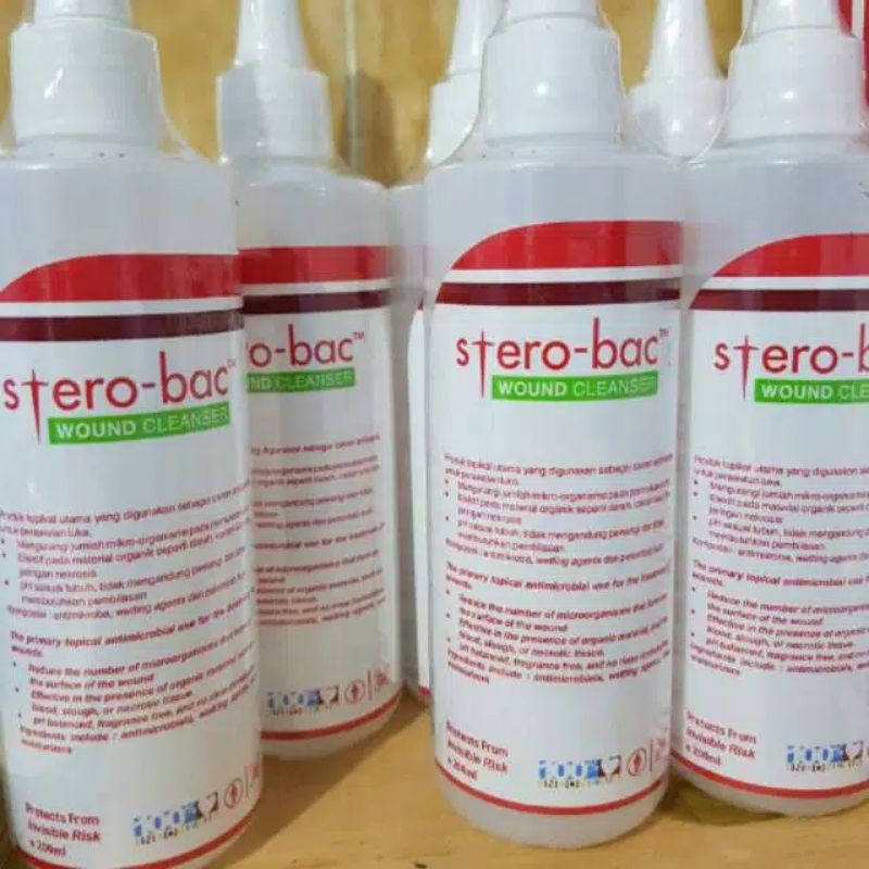 STEROBAC WOUND CLEANSER 200ML