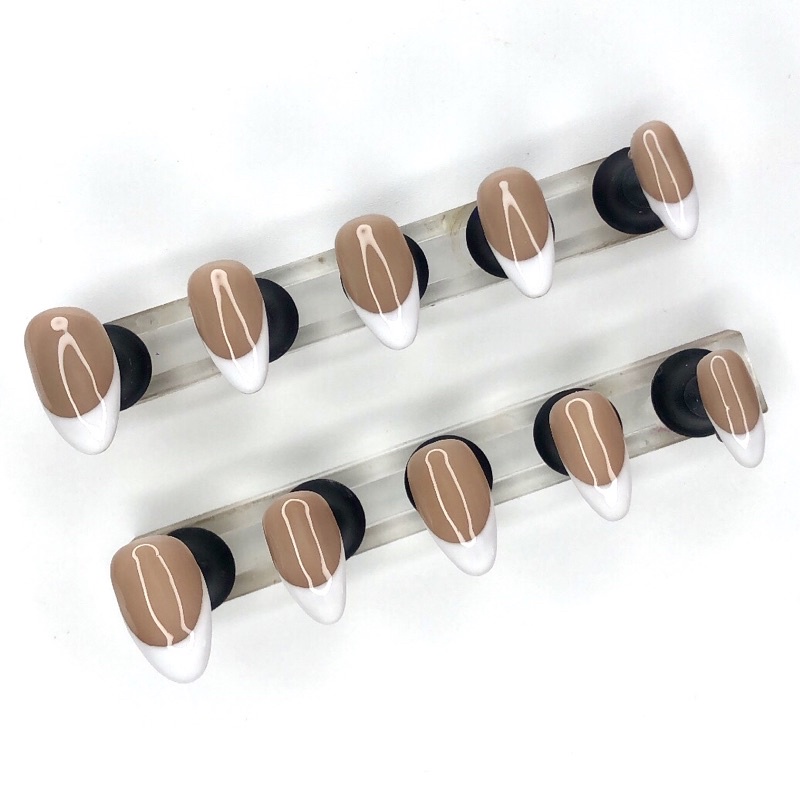 White French Nails