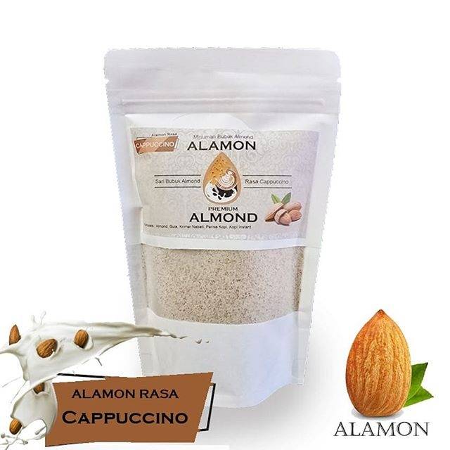 ALAMON CAPPUCINO (almond bubuk)