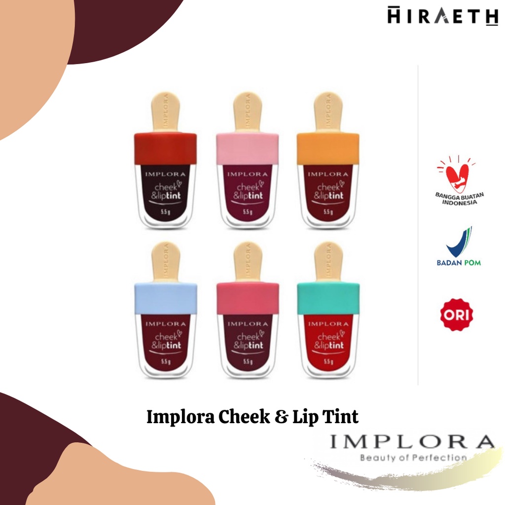 Implora Cheek & Lip Tint 5.5gr BPOM