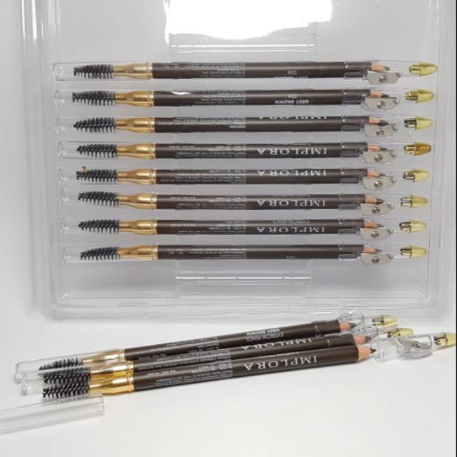 EYEBROW PENCIL IMPLORA GREY BROWN  /1PCS