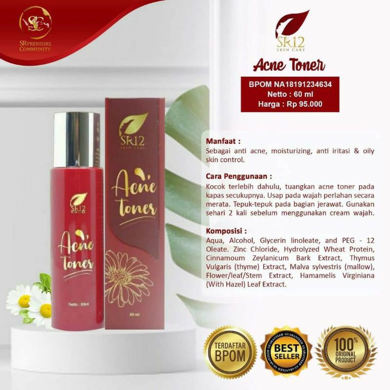 SR12 Acne Toner