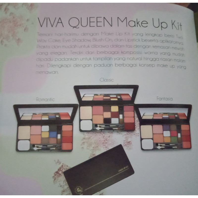 Viva+queen+make+up+kit/set+alat make up