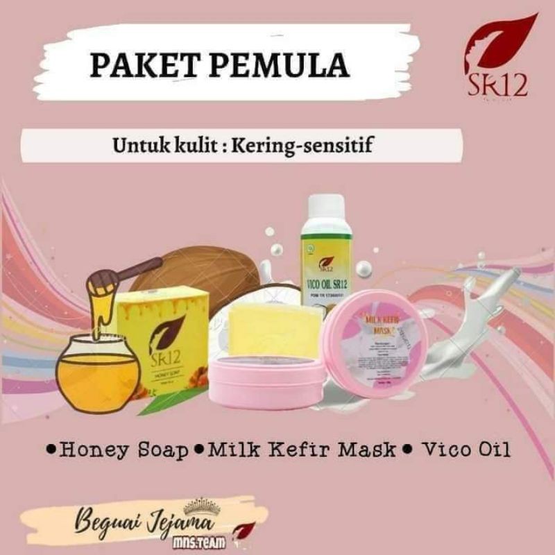 Paket Pemula Sr12 Kulit Kering