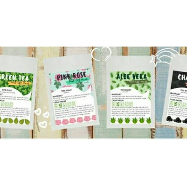 Masker wajah peel off