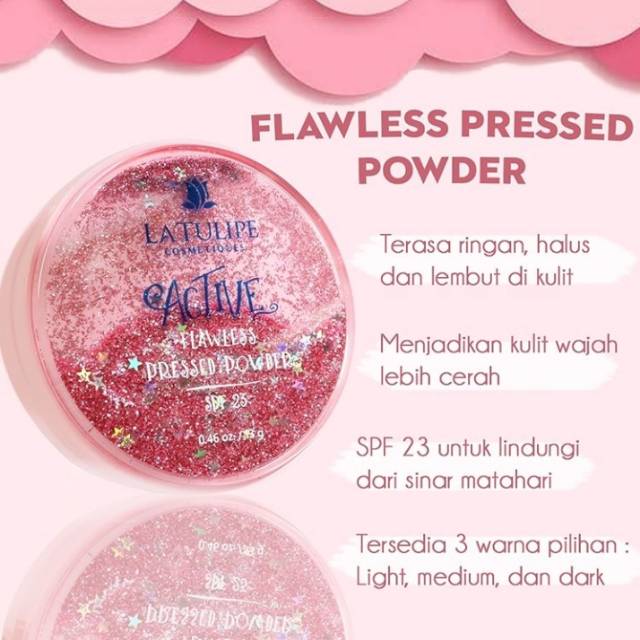 La tulipe Active flawess pressedpowder