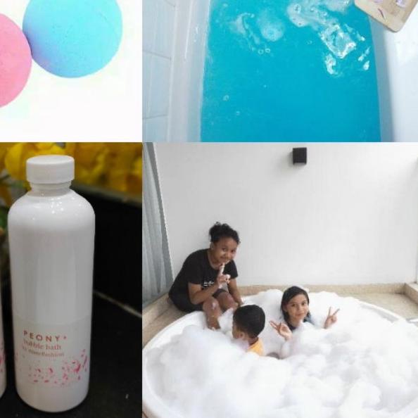 ✾ bubble bath + bath bomb ➧