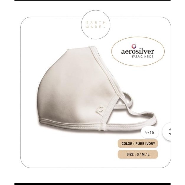 1 set masker pure ivory
