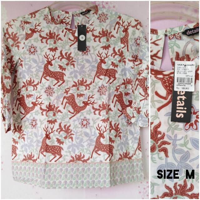 Blouse Batik Branded DETAILS