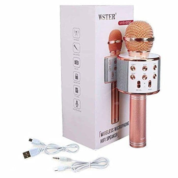 Speaker Mic Bluetooth WSter Ws 858