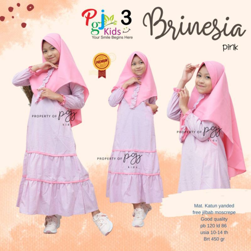 Brinesia Gamis Anak By PgJ3