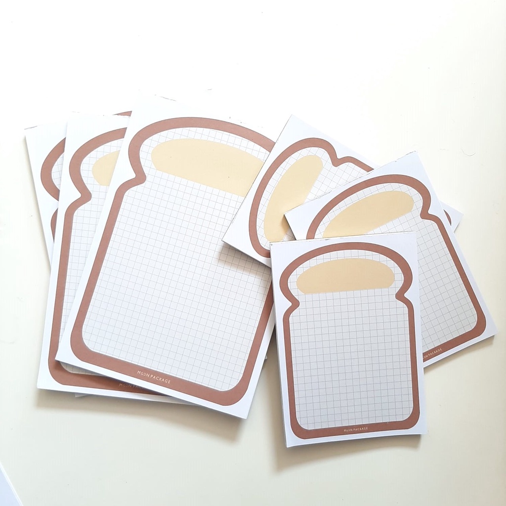 Bread Notepad Memopad | Buku catatan 25 sheet