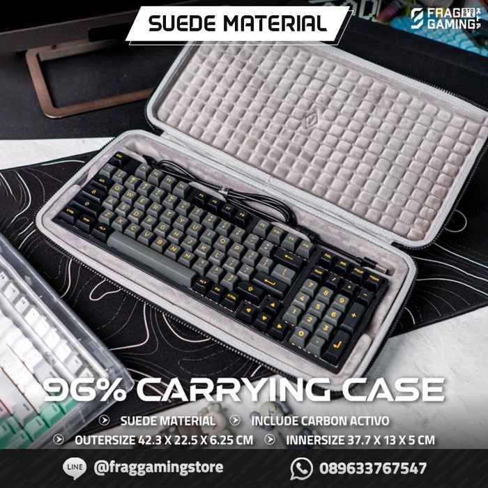 Keyboard Case 96% Carrying Case Suede