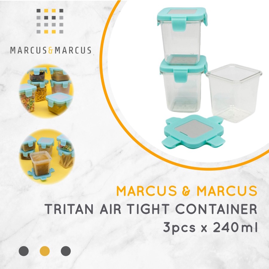 MARCUS MARCUS Tritan air tight container 3x240ml
