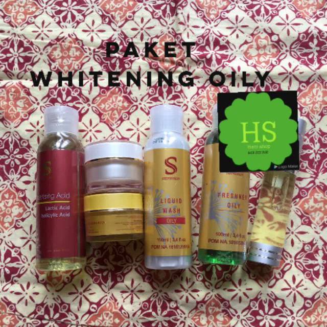 PAKET LENGKAP WHITENING OILY