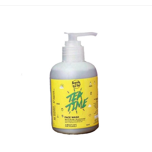 Facewash tea time