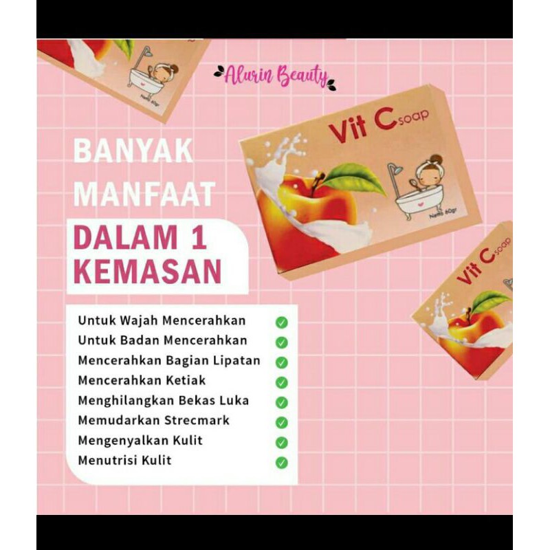 sabun vit c alurin