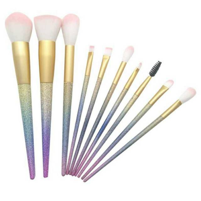 Rainbows Brush Set kuas 10pcs