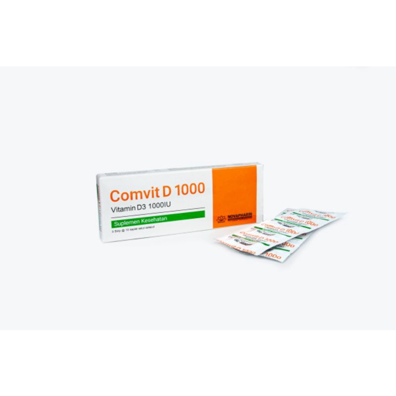 COMVIT D1000 / VITAMIN D / 30 KAPSUL