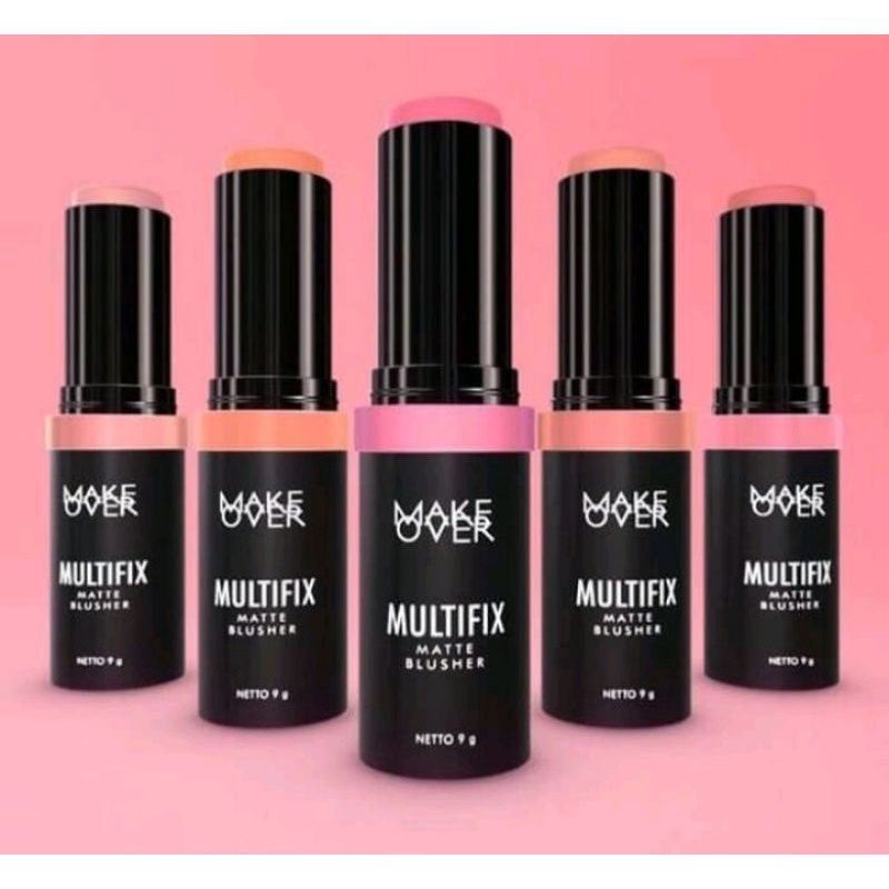 Make Over Multifix Matte Blusher 9g - Blush on Stik