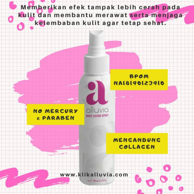 Aluvia white Lotion spray