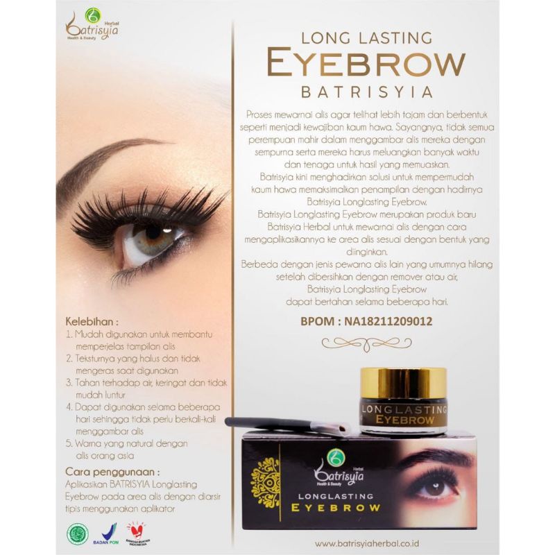 Long lasting eyebrow