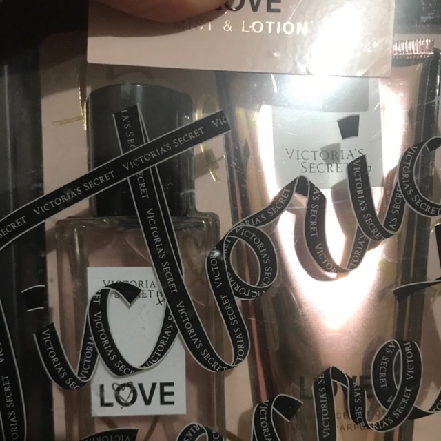 vs parfume + lotion