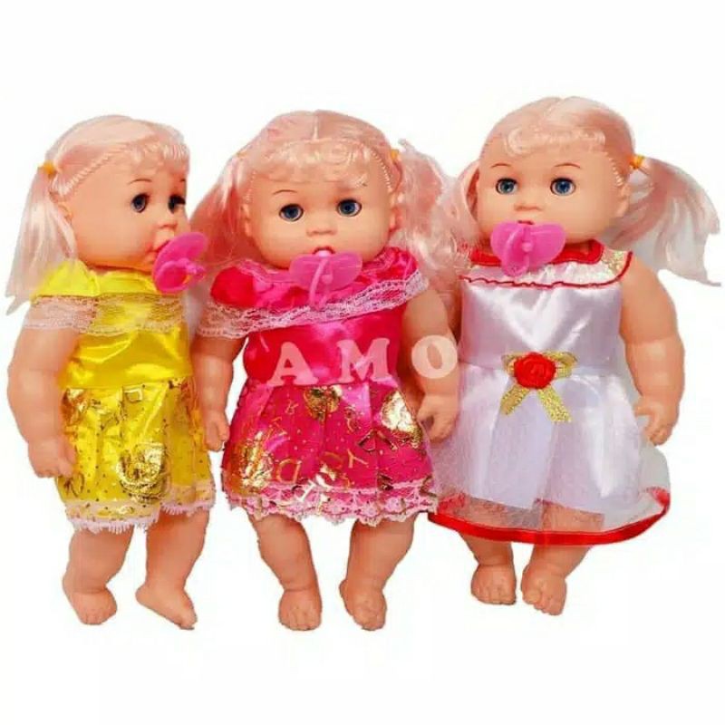 Mainan Boneka Nangis/Boneka dot cewek