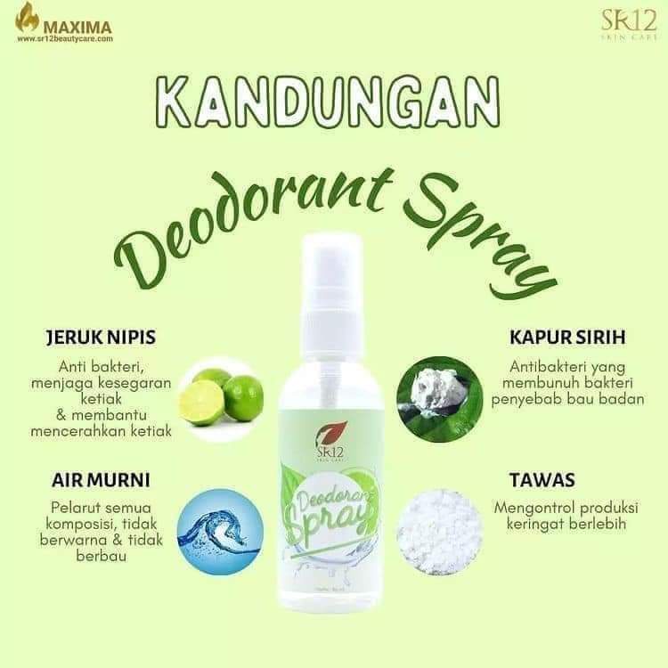 deodorant spray sr 12