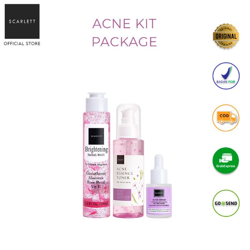 Scarlett Whitening Acne Kit