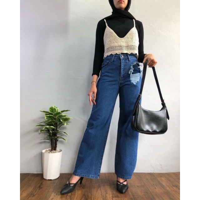 Cullote Ripped One Jeans