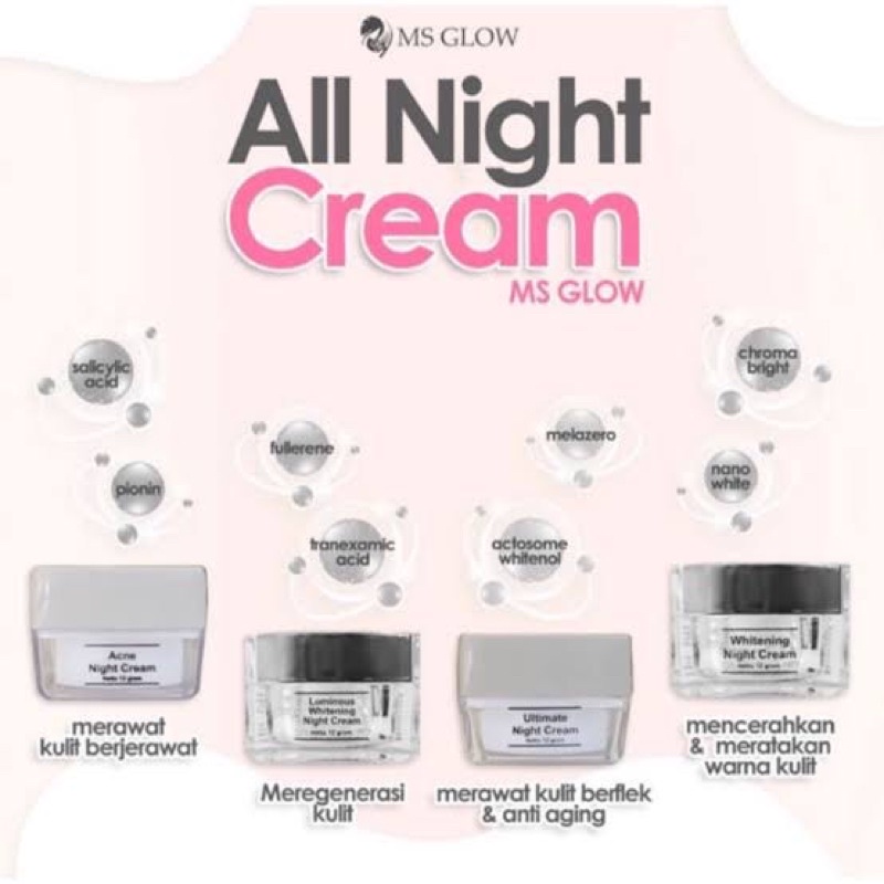 NIGHT CREAM MS GLOW