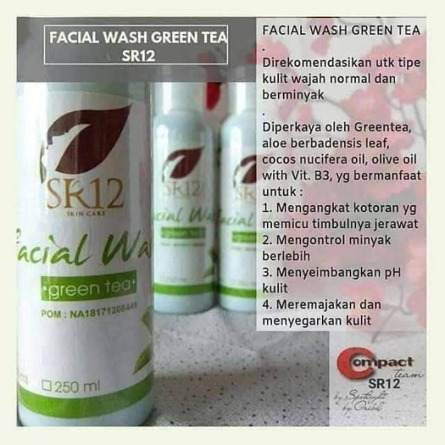 FACIAL WASH GREEN TEA 100ml