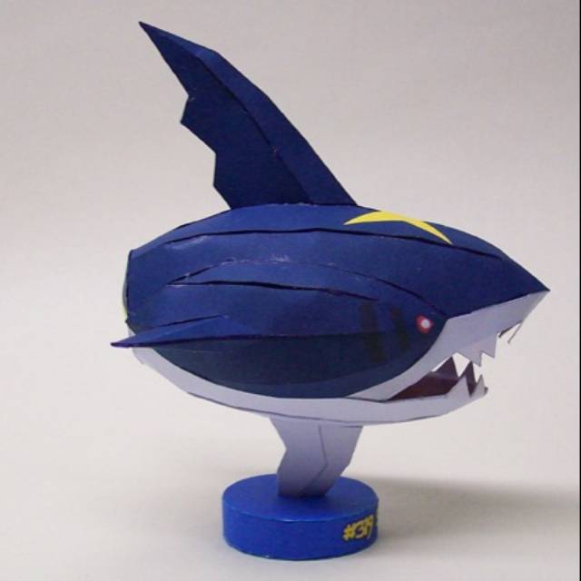 Pokemon Sharpedo papercraft